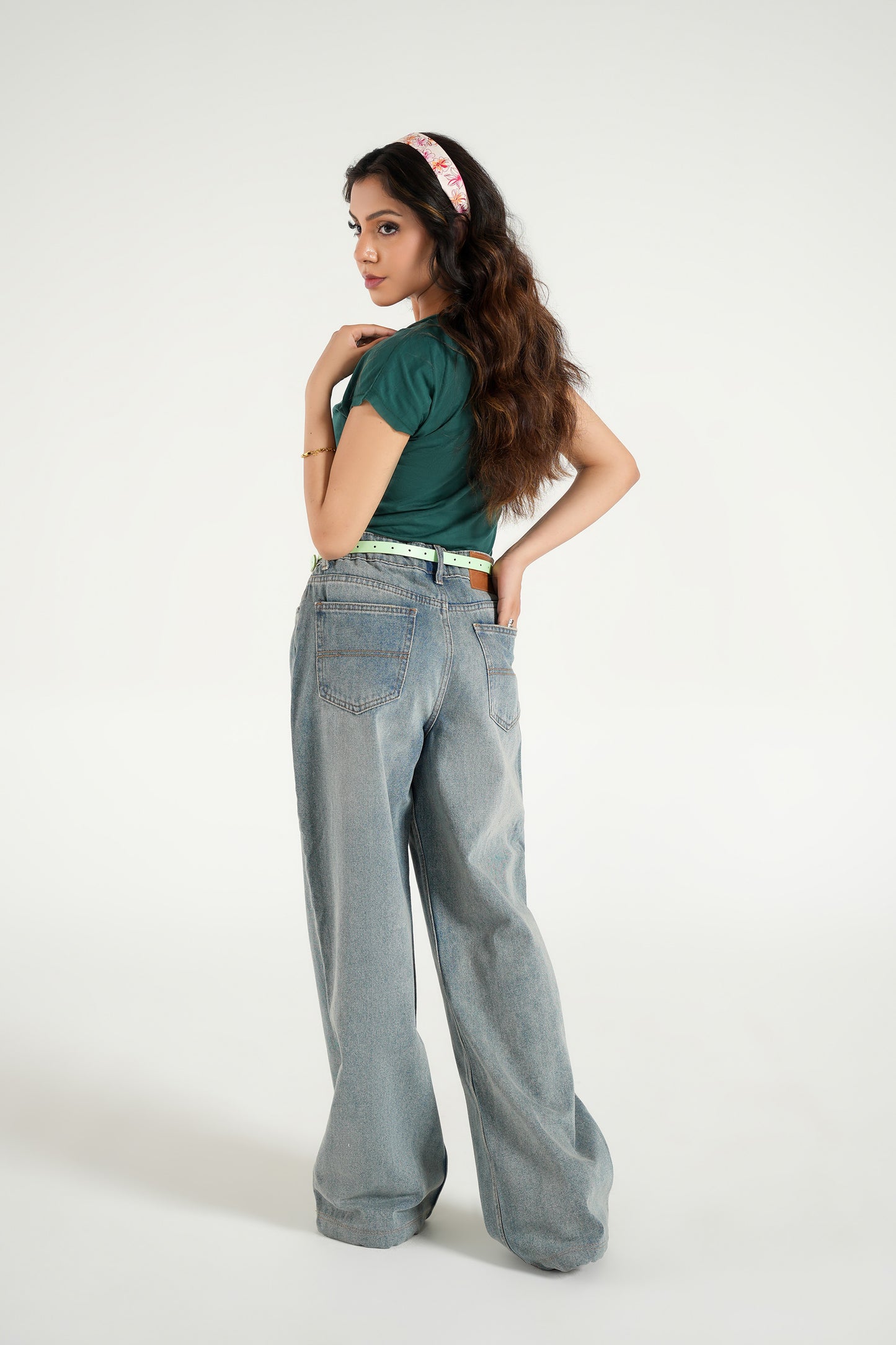GOOD FOR NOTHING BAGGY FIT  MID BLUE