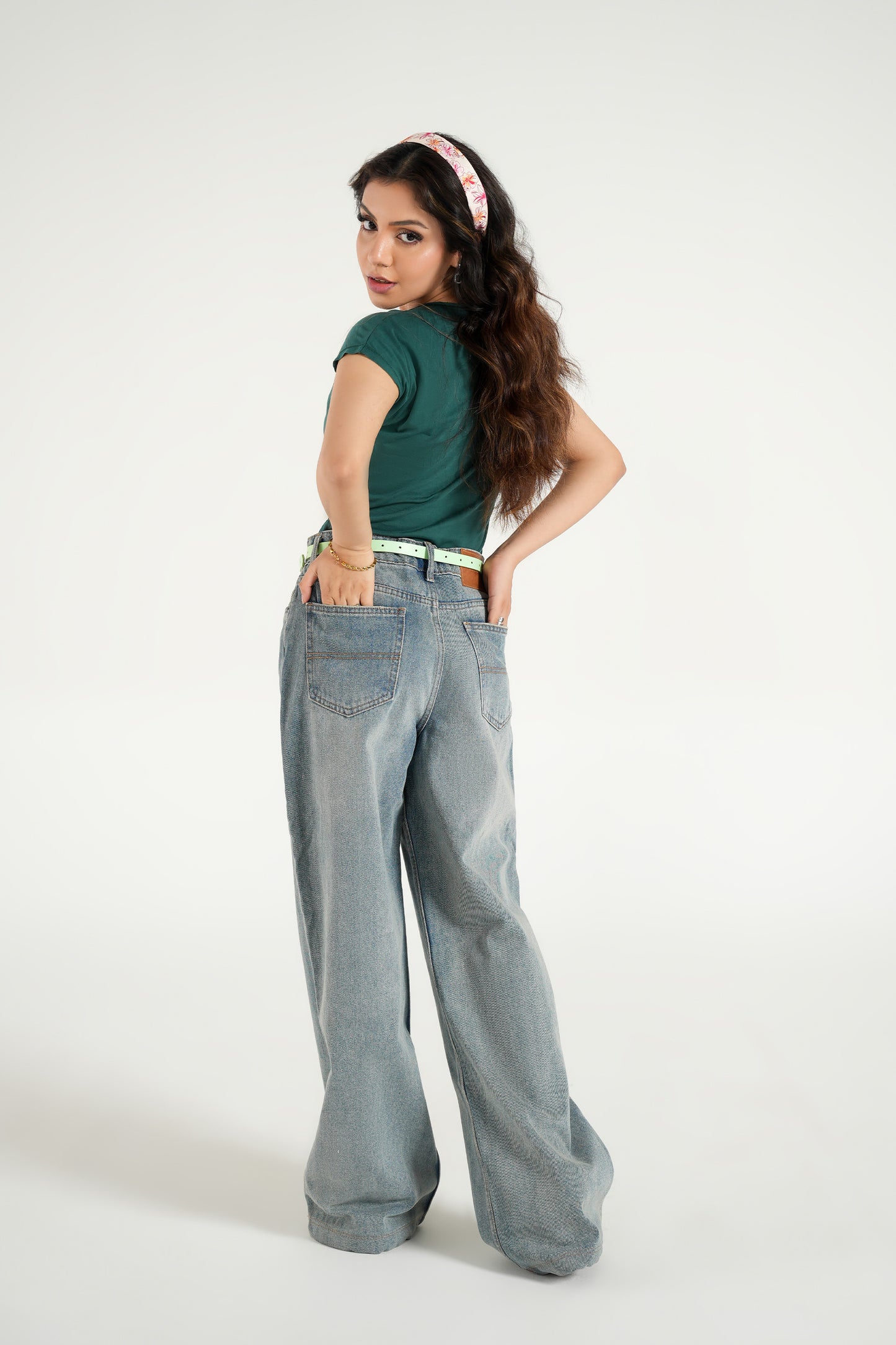 GOOD FOR NOTHING BAGGY FIT  MID BLUE